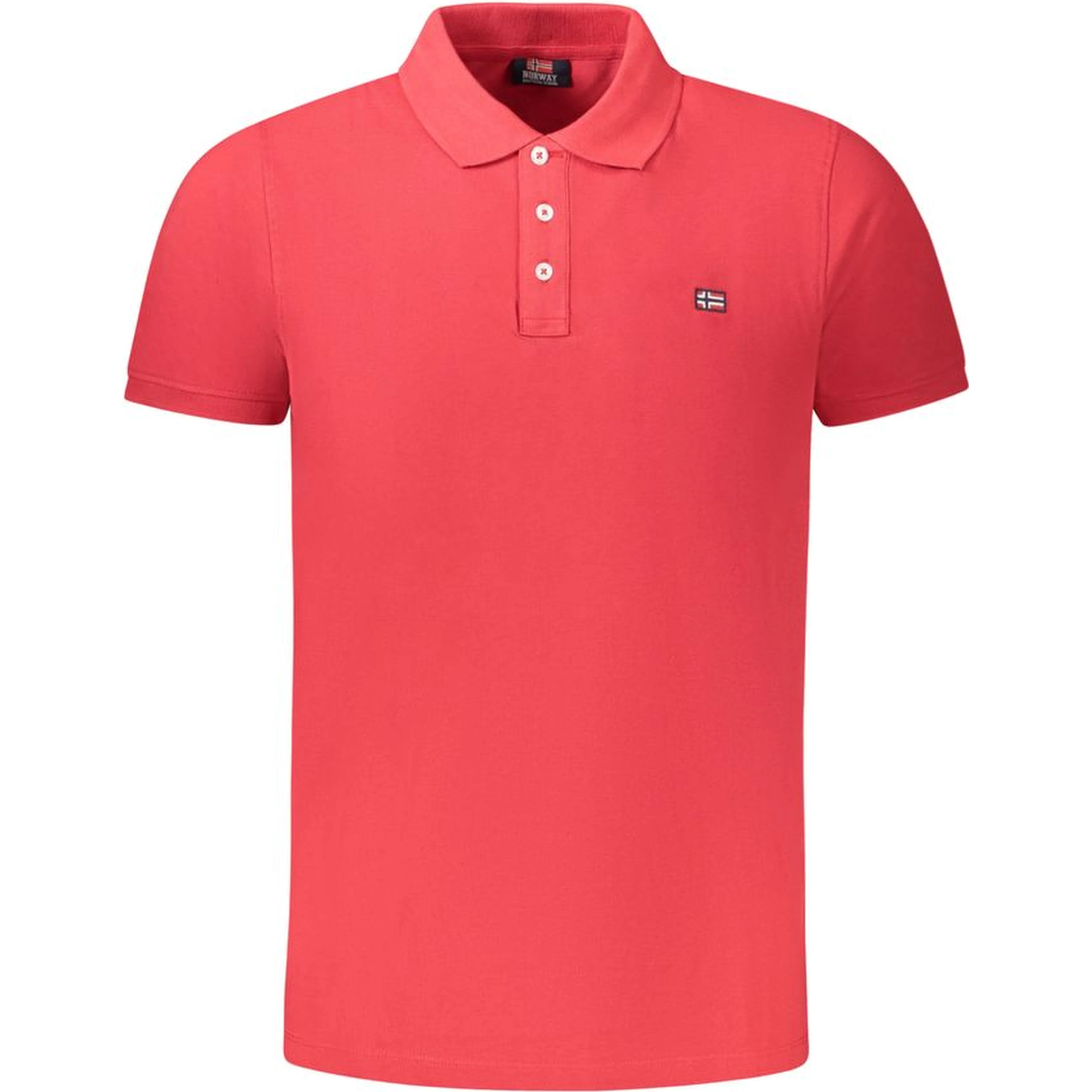 Red Cotton Polo Shirt
