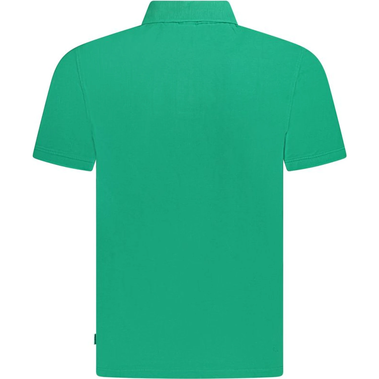 Green Cotton Polo Shirt