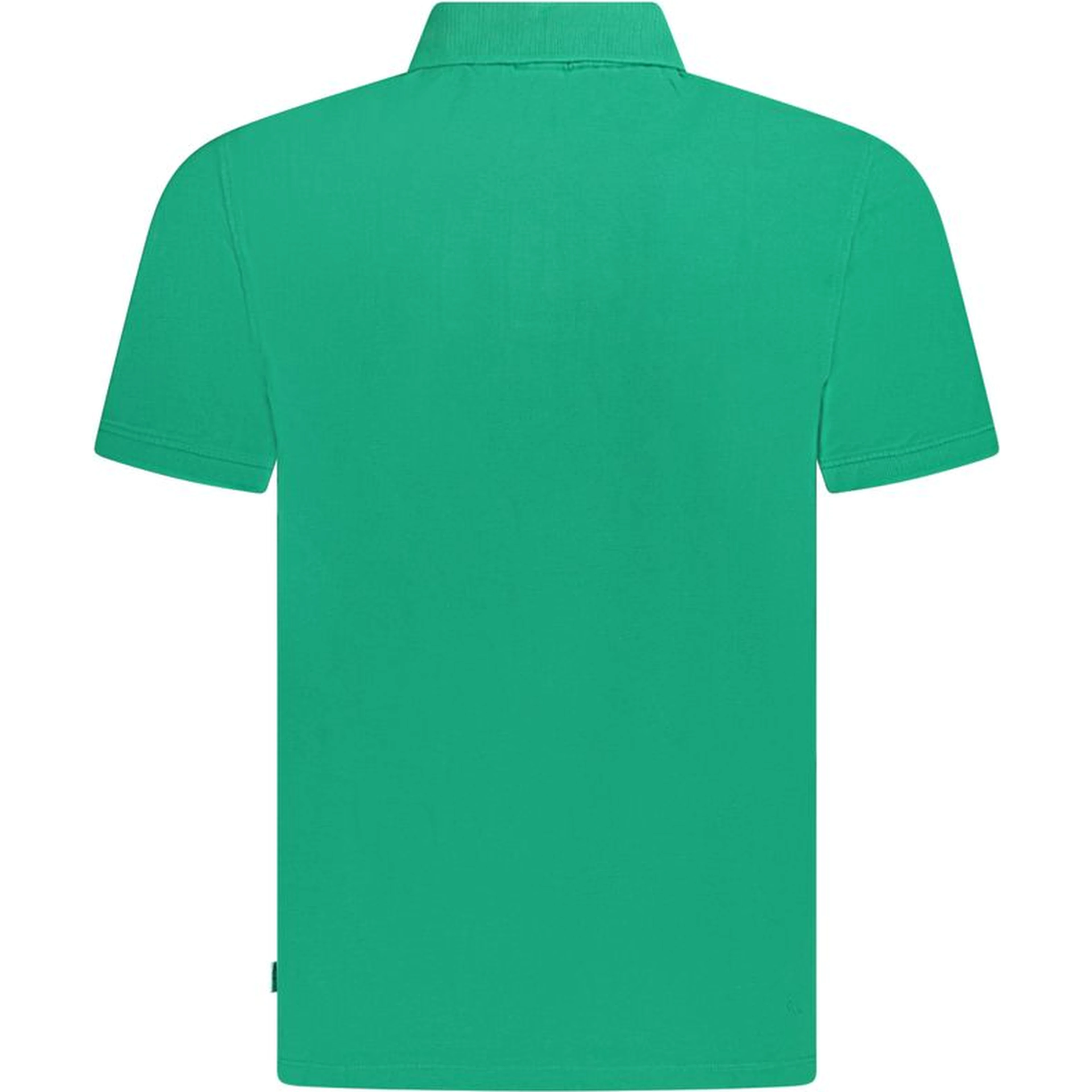 Green Cotton Polo Shirt