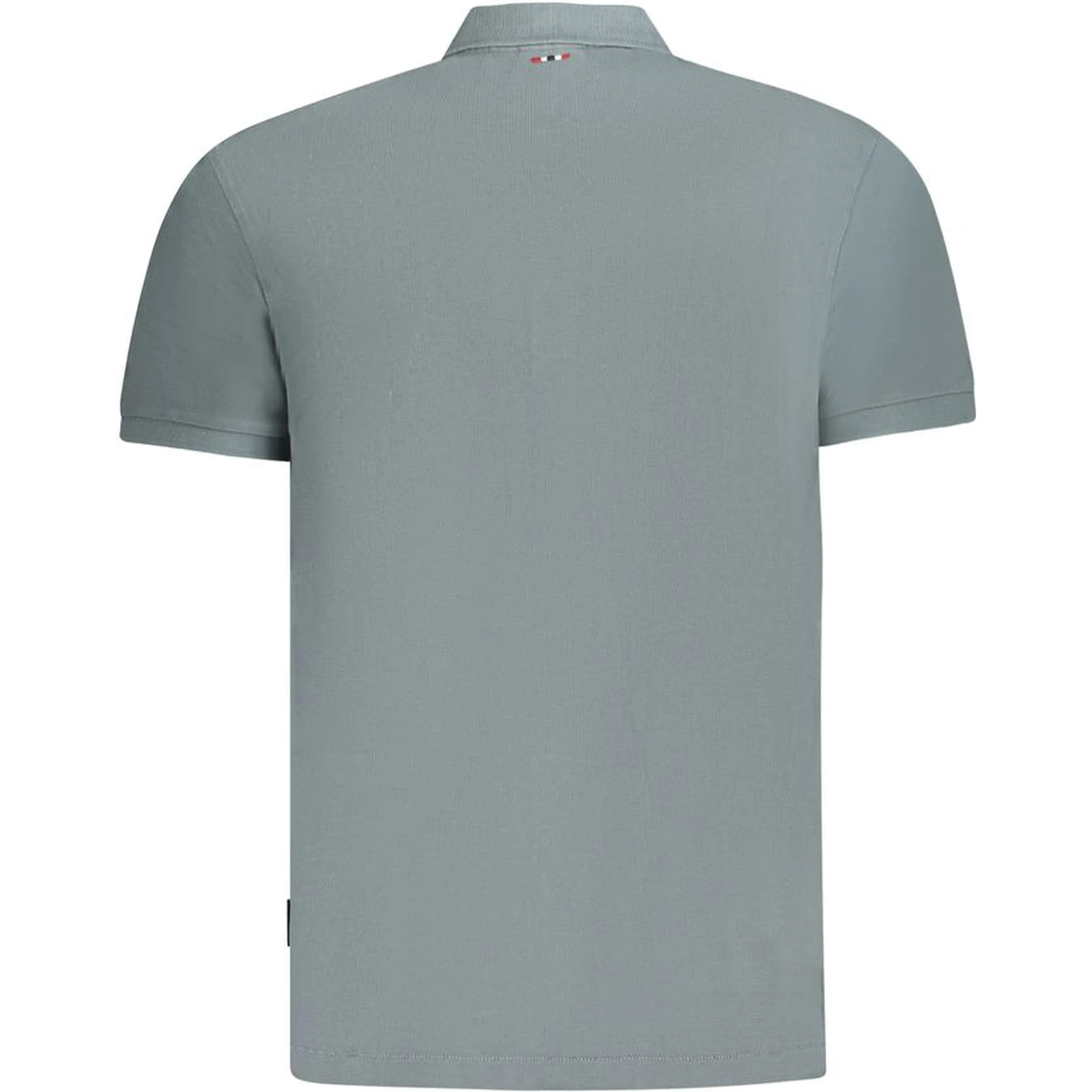 Gray Cotton Polo Shirt