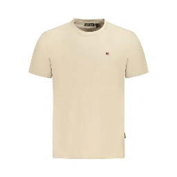 Beige Cotton T-Shirt