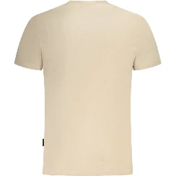 Beige Cotton T-Shirt