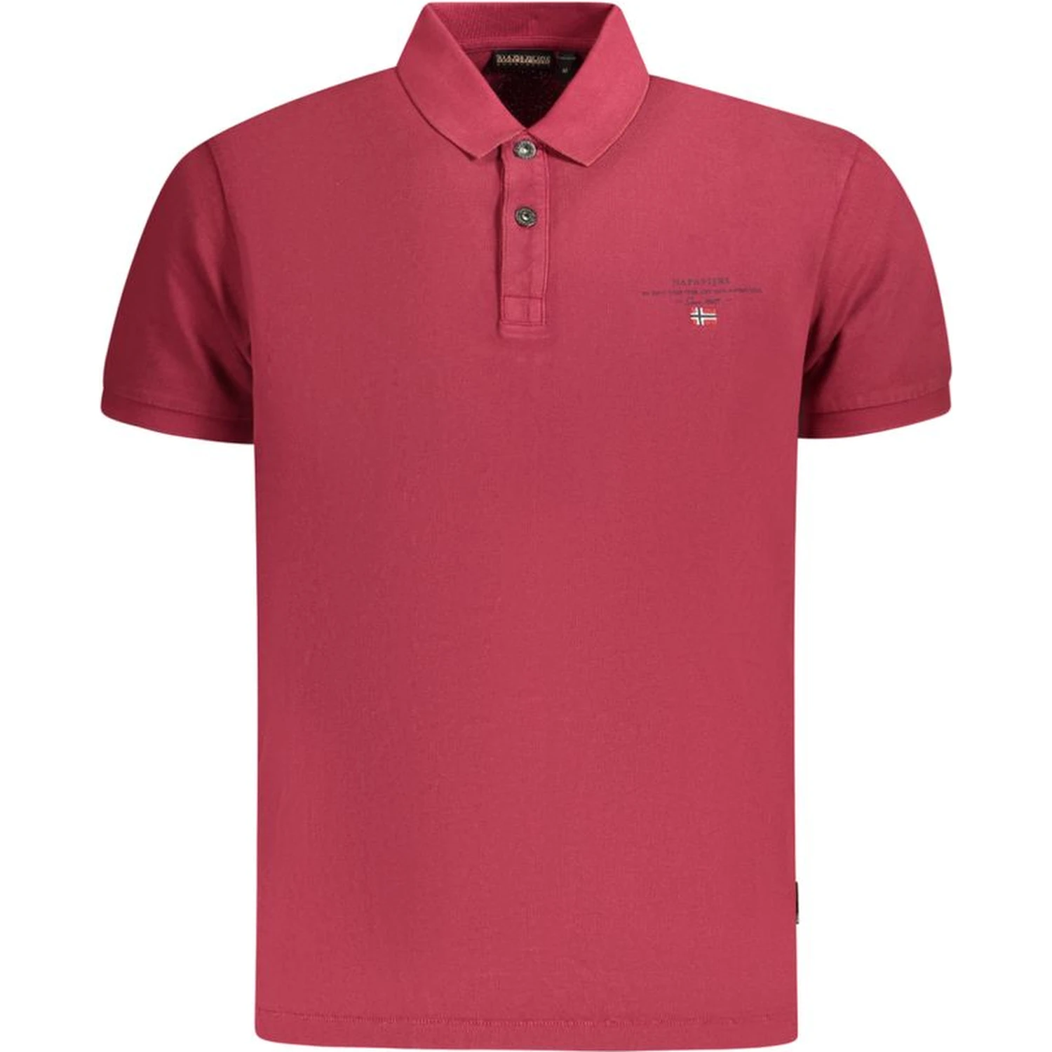Red Cotton Polo Shirt