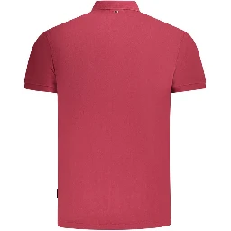 Red Cotton Polo Shirt