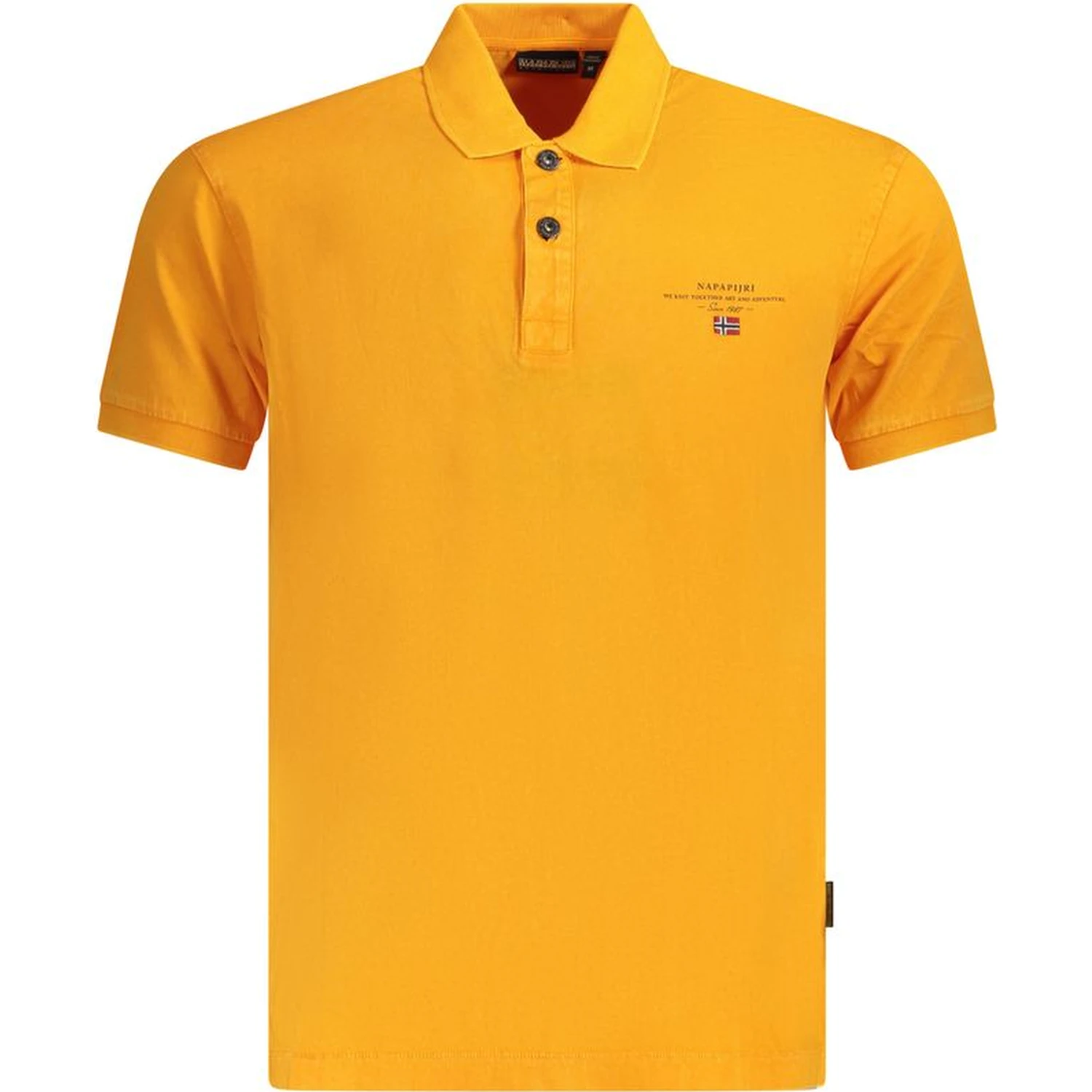 Orange Cotton Polo Shirt