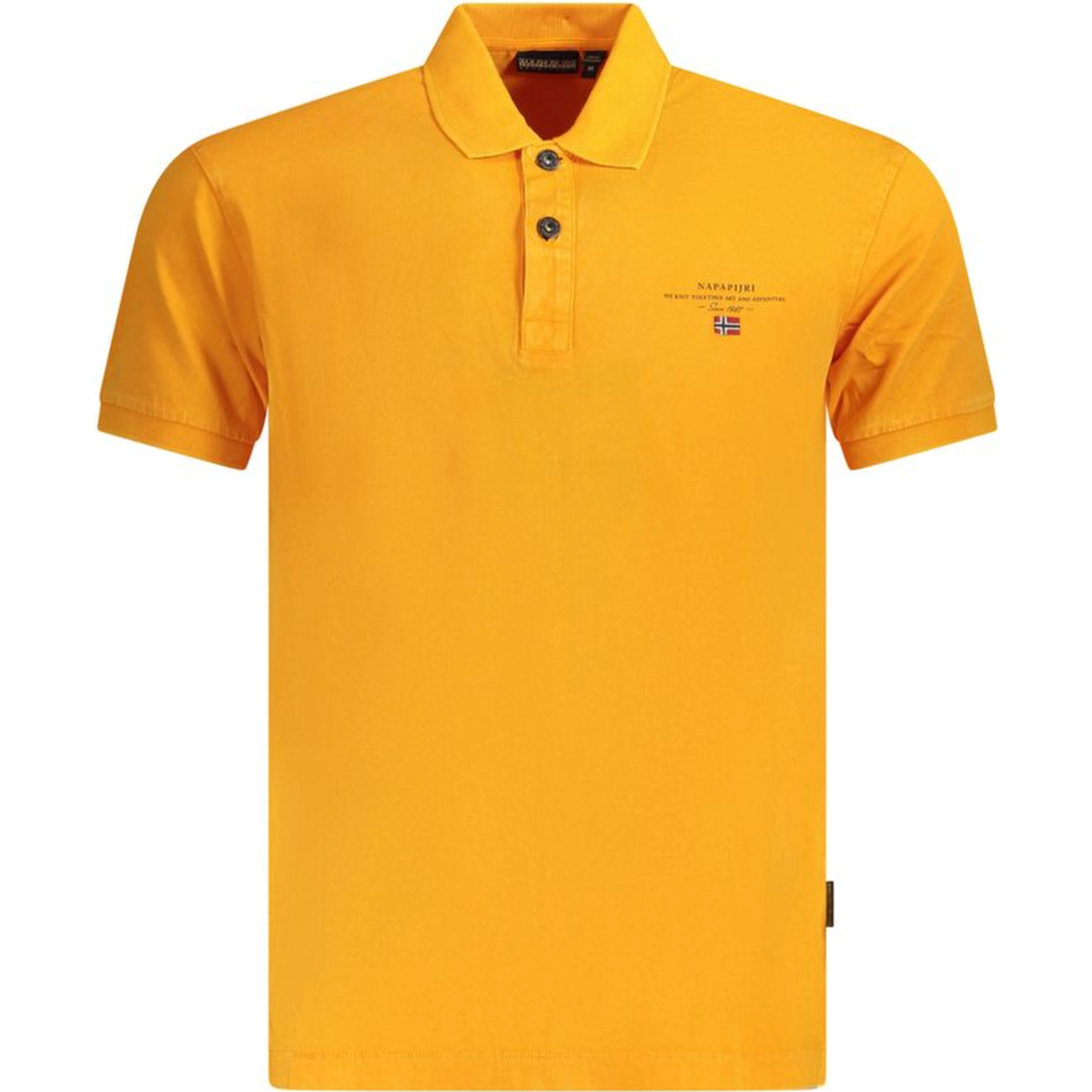 Orange Cotton Polo Shirt