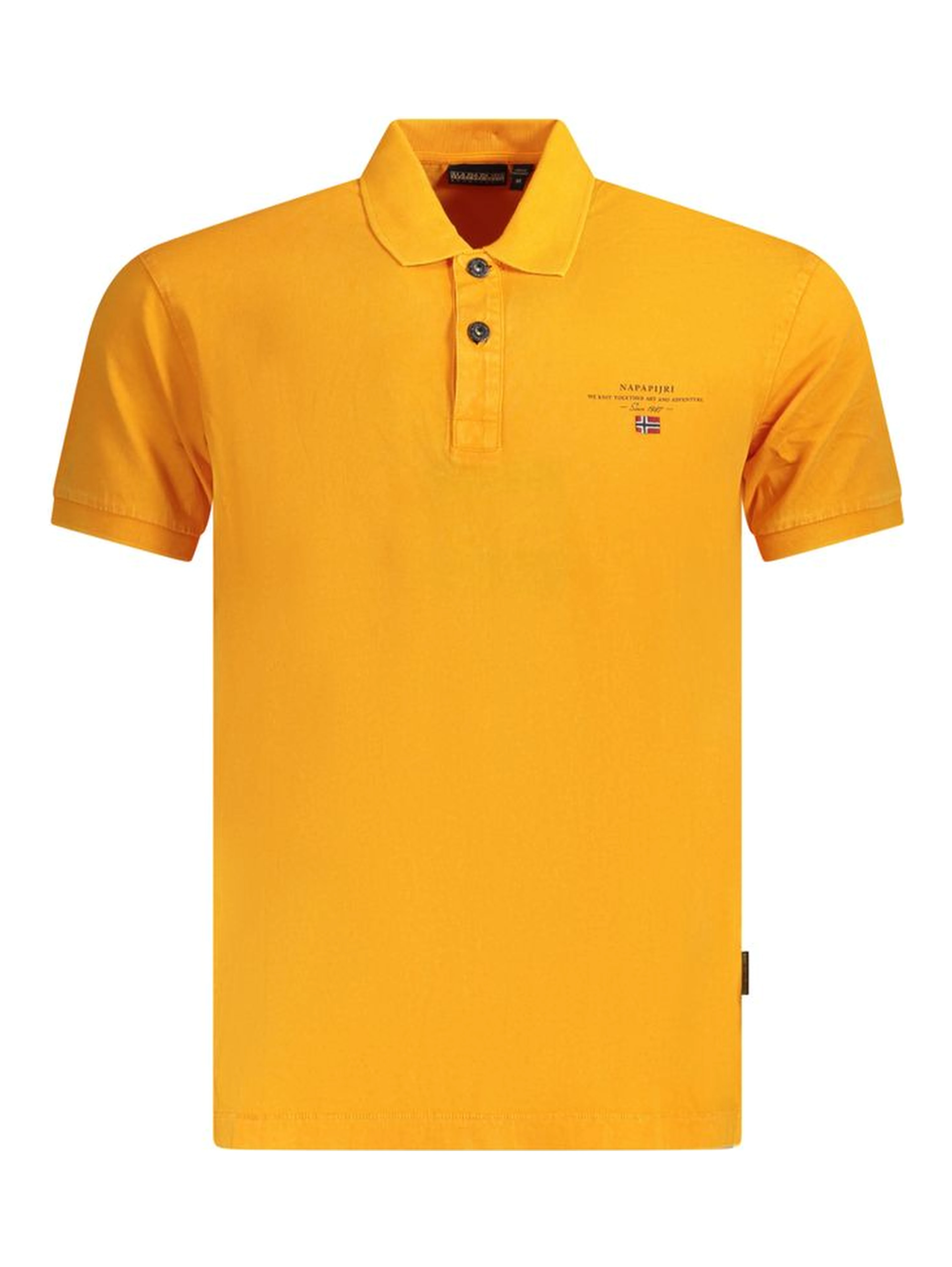Orange Cotton Polo Shirt