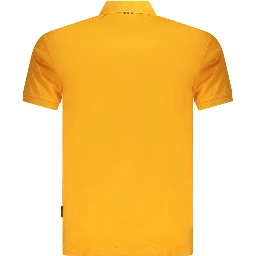 Orange Cotton Polo Shirt