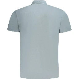 Gray Cotton Polo Shirt