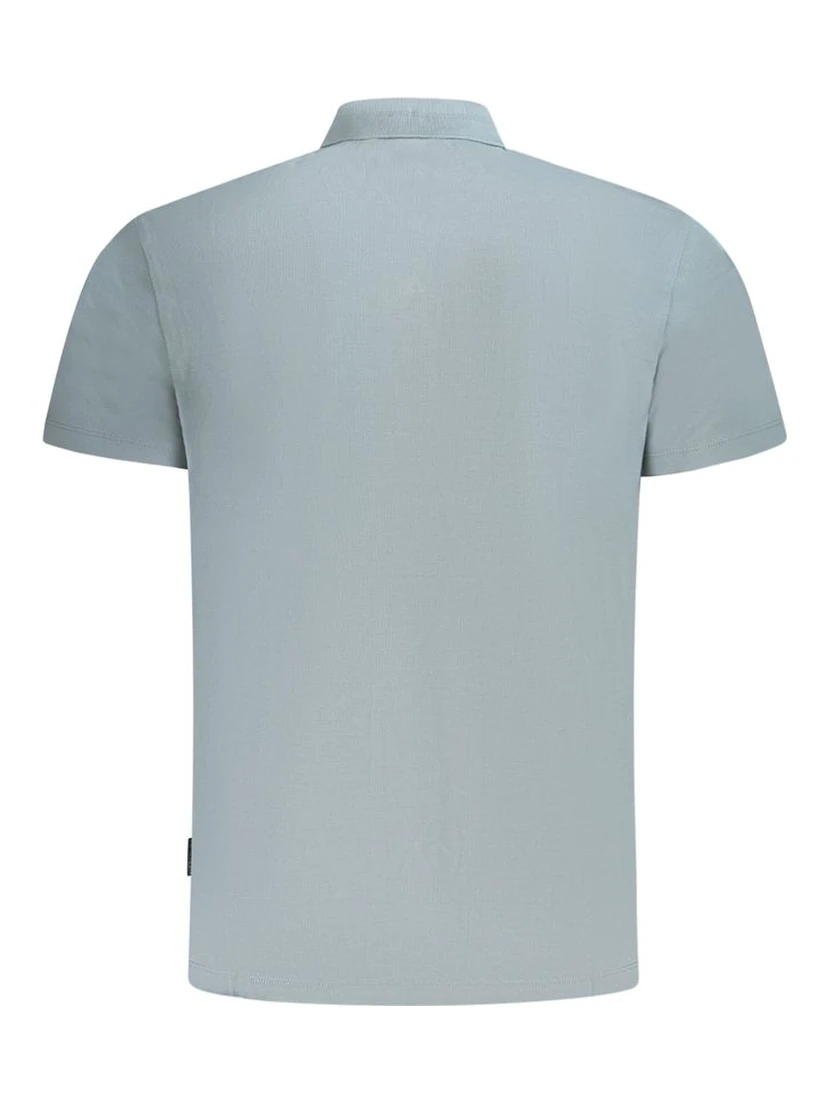 Gray Cotton Polo Shirt