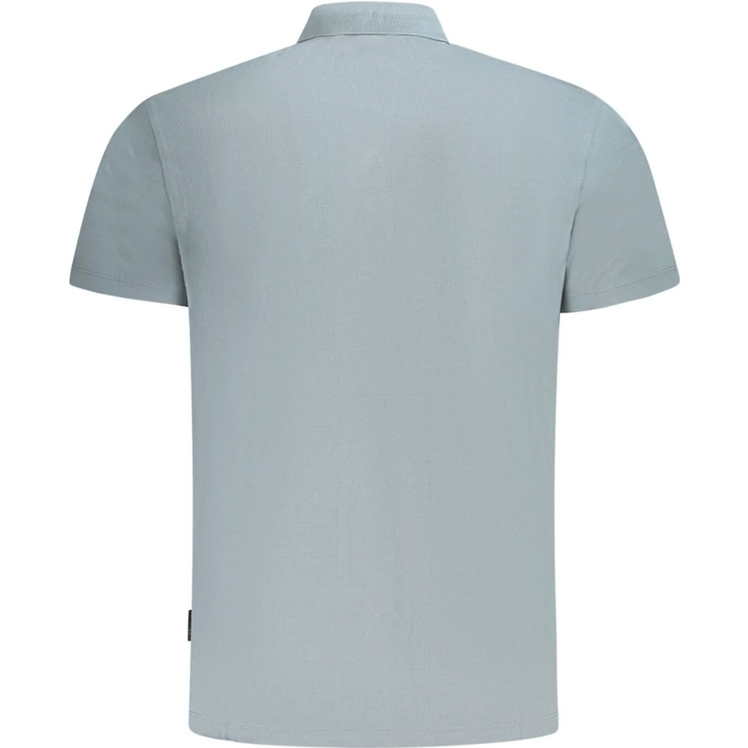 Gray Cotton Polo Shirt