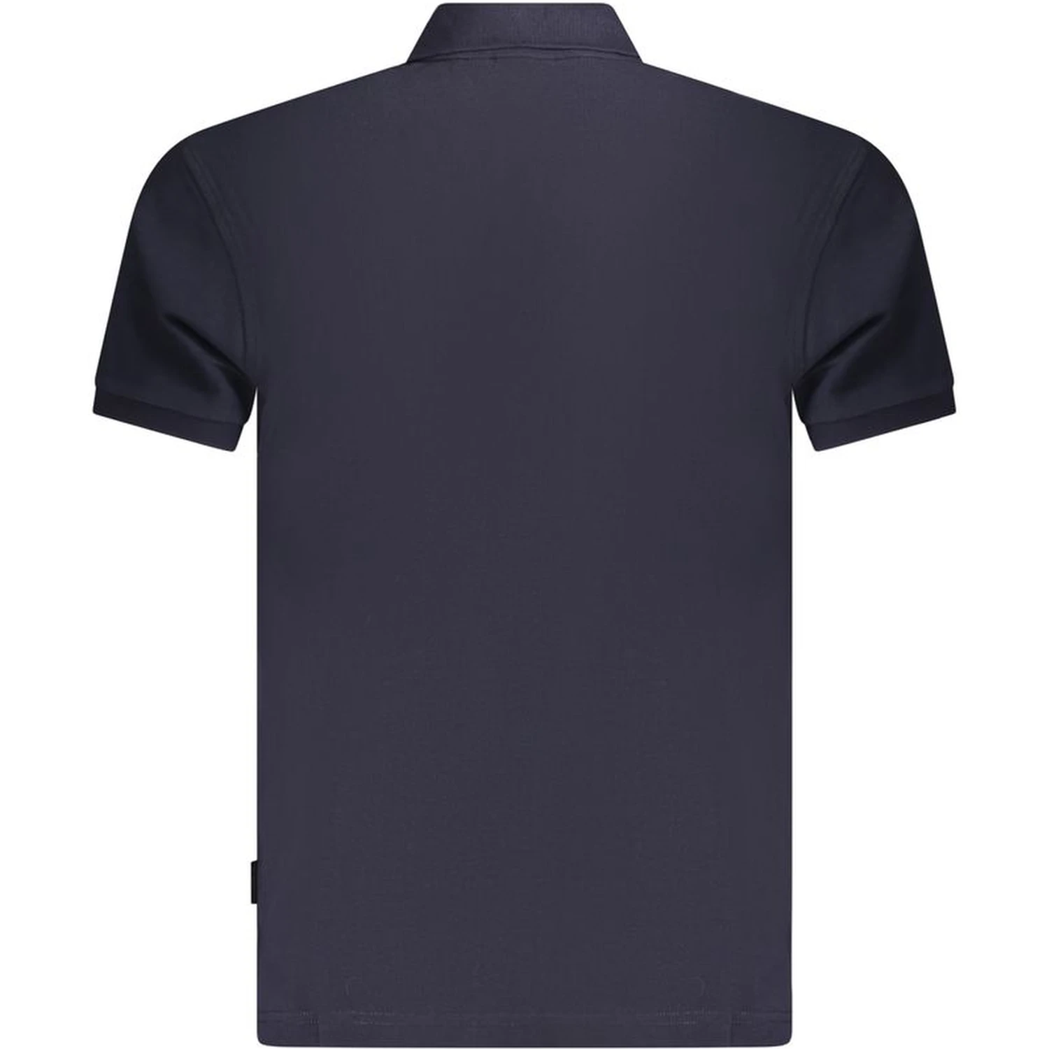 Blue Cotton Polo Shirt