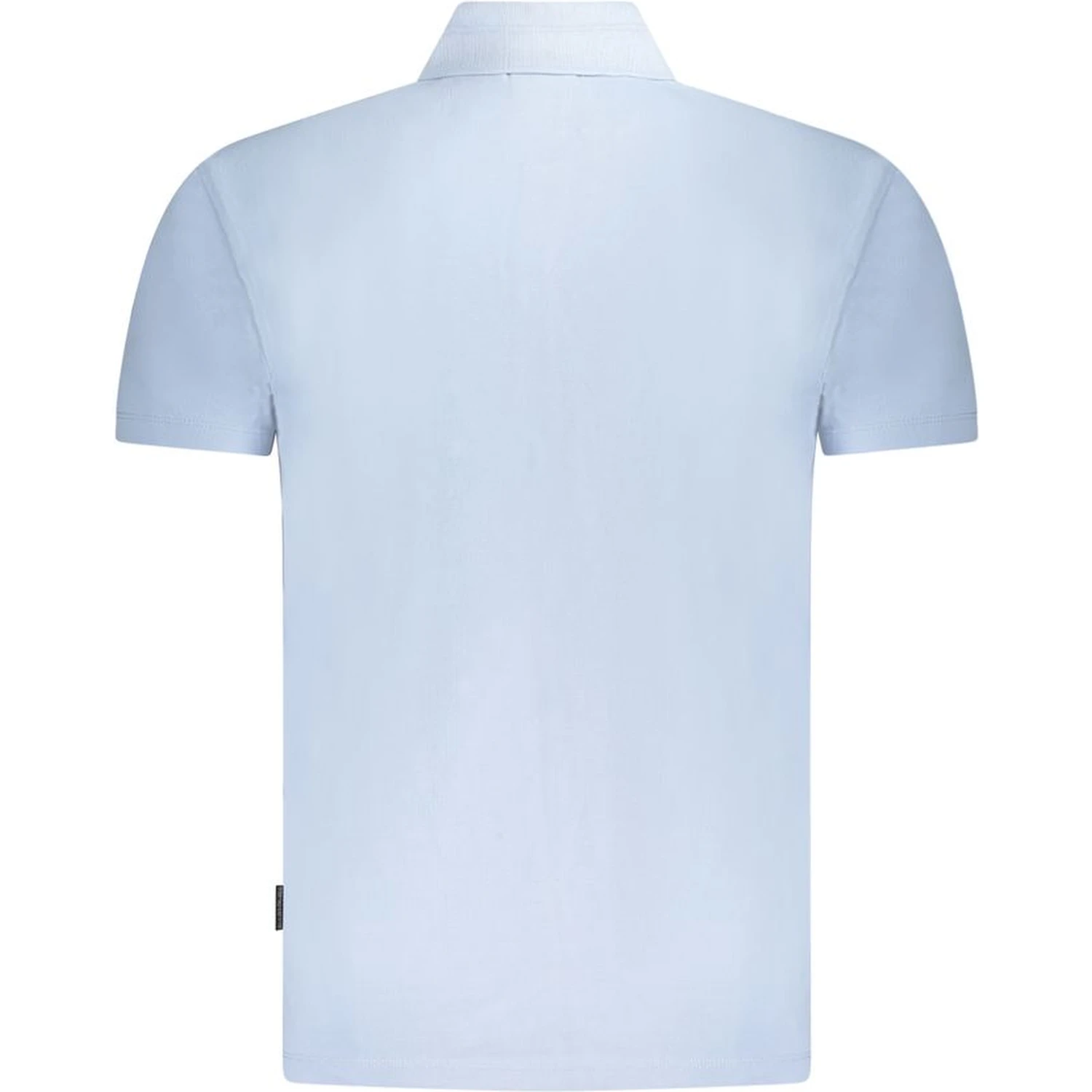 Blue Cotton Polo Shirt