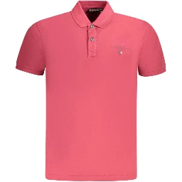 Red Cotton Polo Shirt