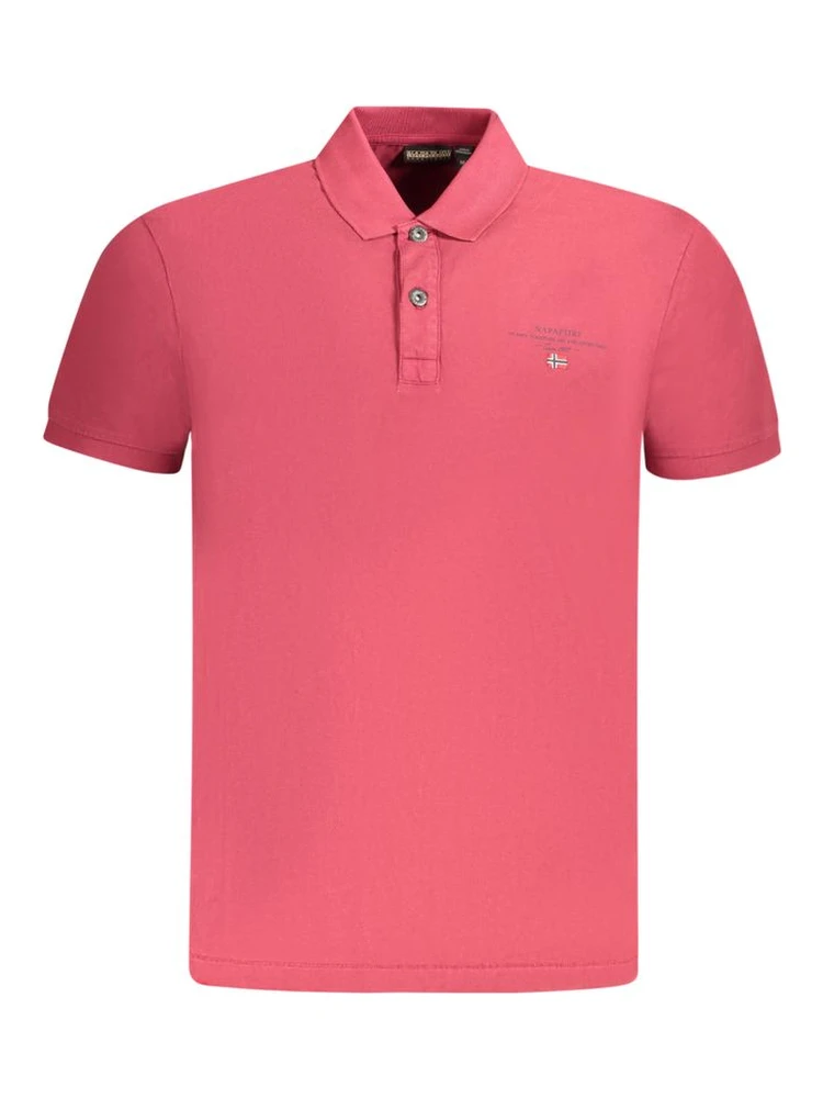 Red Cotton Polo Shirt
