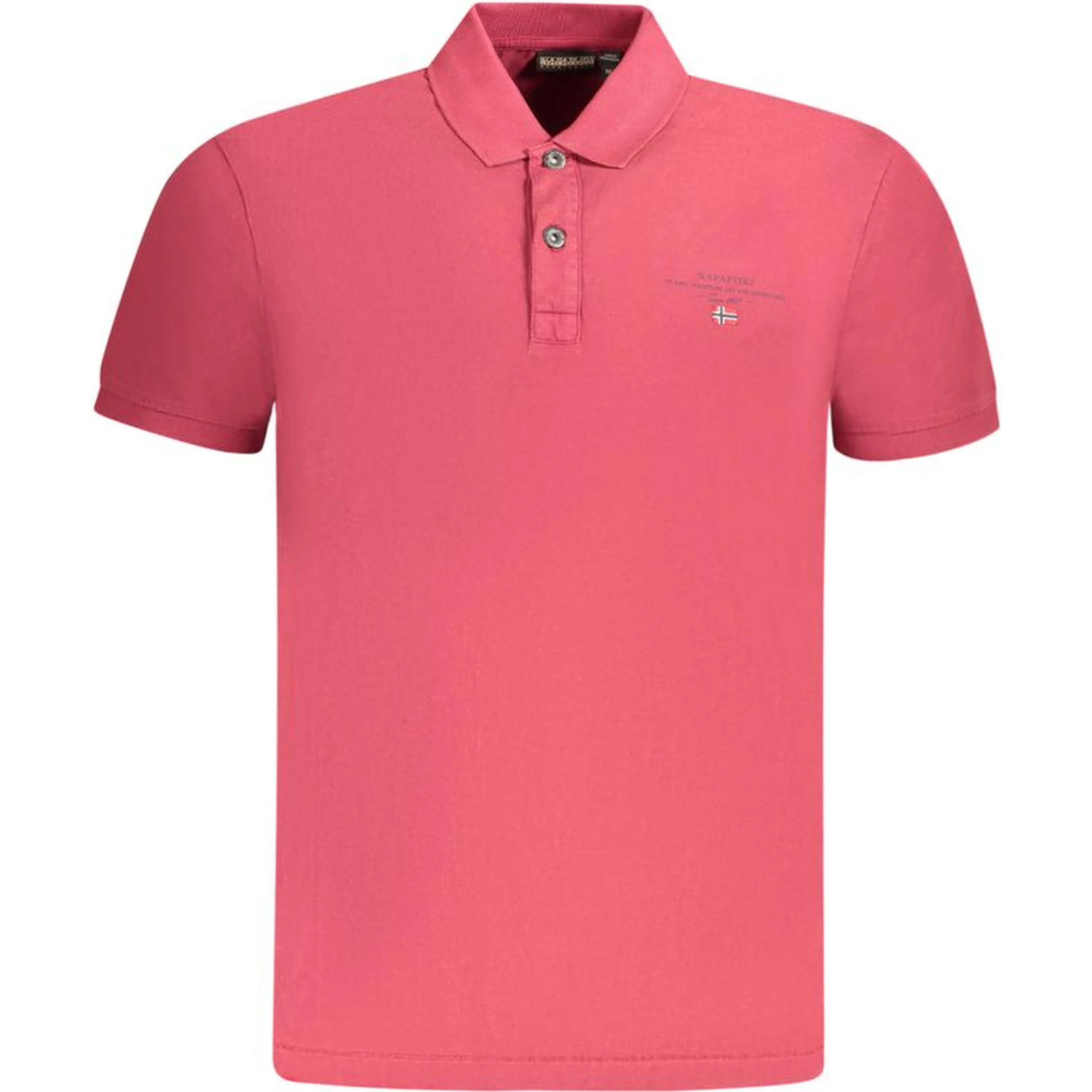 Red Cotton Polo Shirt