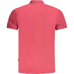 Red Cotton Polo Shirt