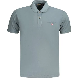 Gray Cotton Polo Shirt