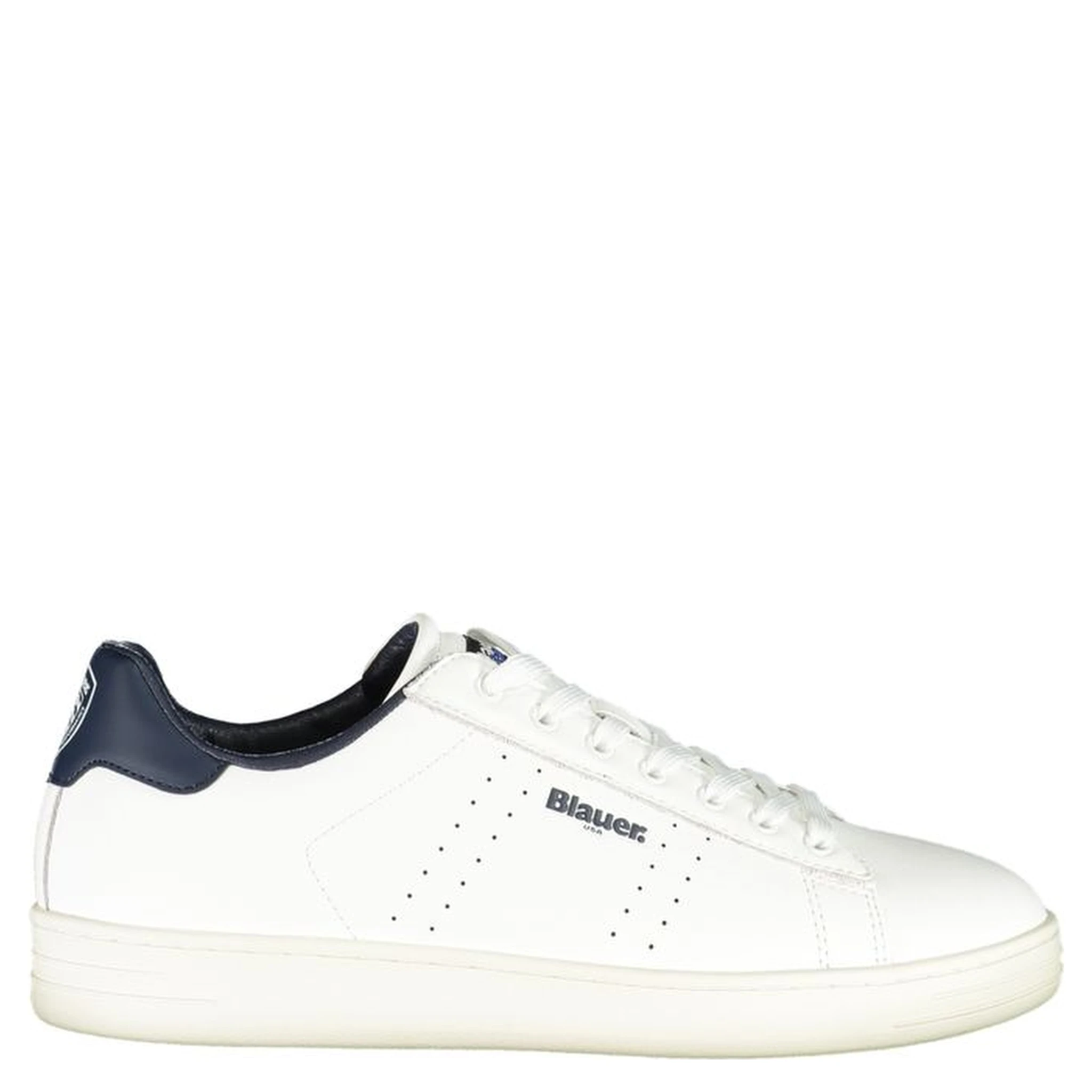 White Polyester Sneaker