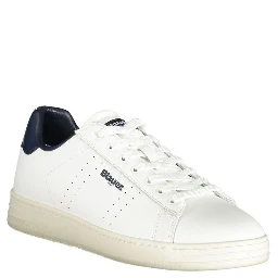 White Polyester Sneaker