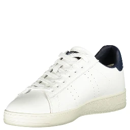 White Polyester Sneaker