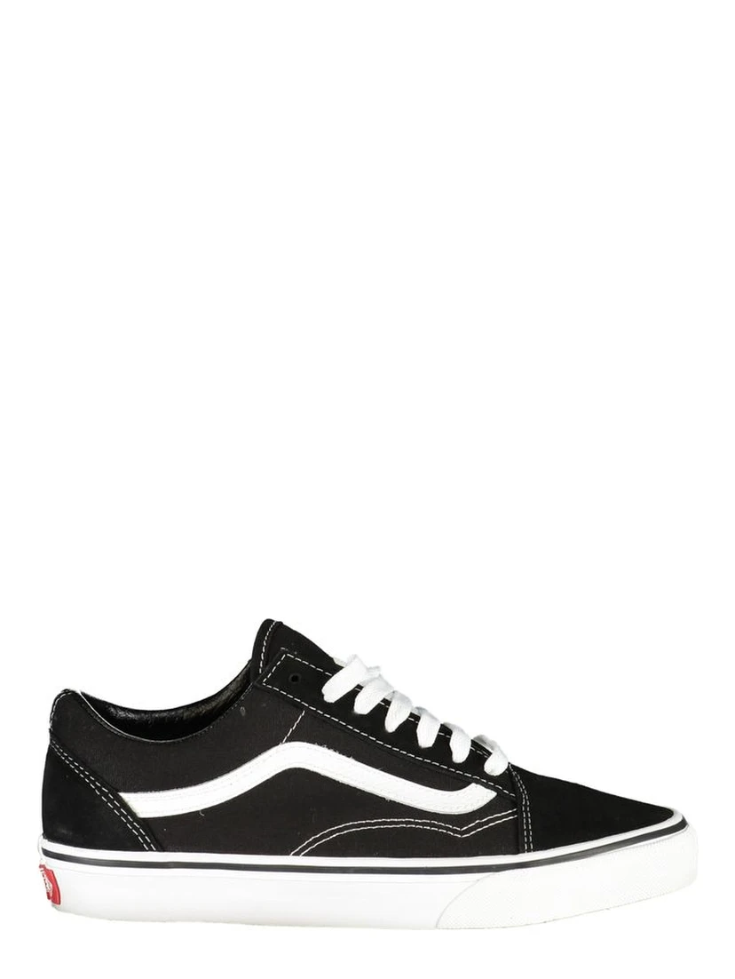 Black Polyester Sneaker