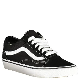 Black Polyester Sneaker