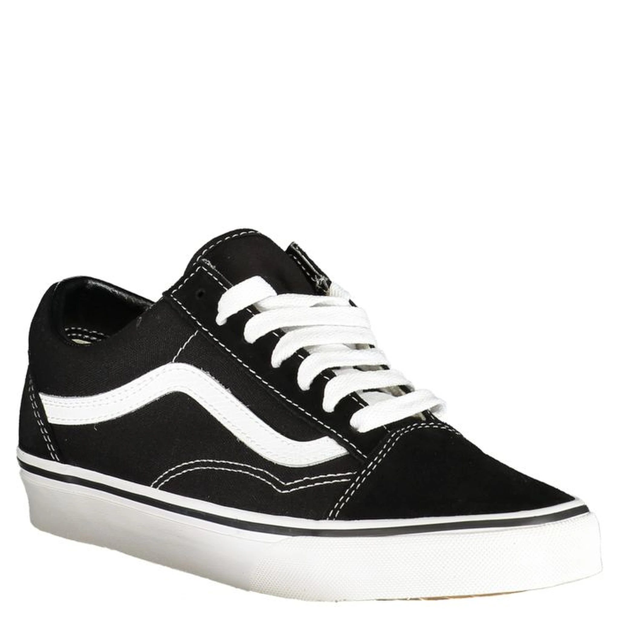 Black Polyester Sneaker