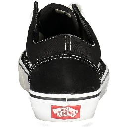 Black Polyester Sneaker