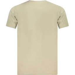Beige Cotton T-Shirt
