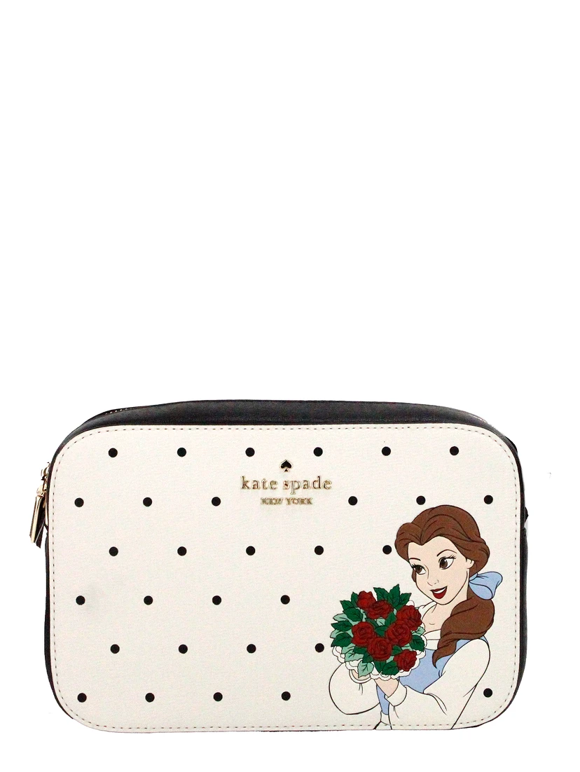 Disney Beauty and the Beast Mini Camera Crossbody Bag Purse
