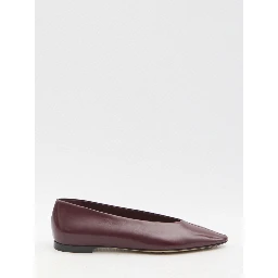 Burgundy Sofia ballet flats