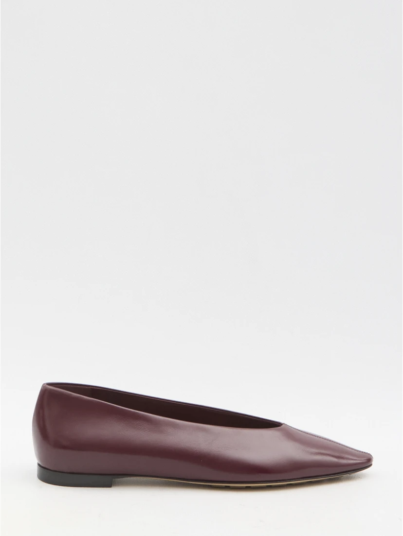 Burgundy Sofia ballet flats
