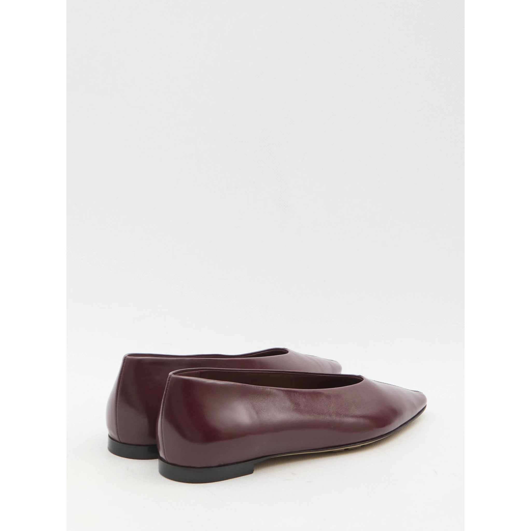 Burgundy Sofia ballet flats