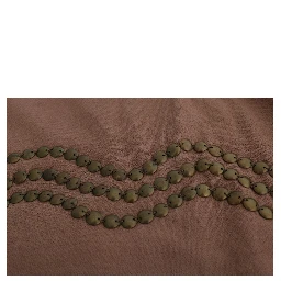 Brown Cotton Studded Sweater