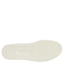 White Leather Heart Embellished Sneakers Shoes