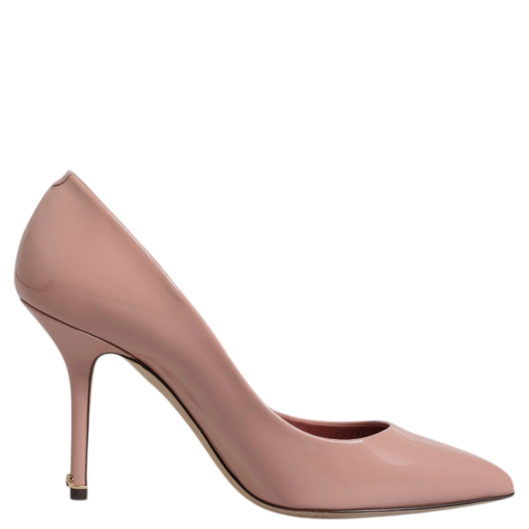 Pink Patent Leather Stiletto Heel Pumps Shoes