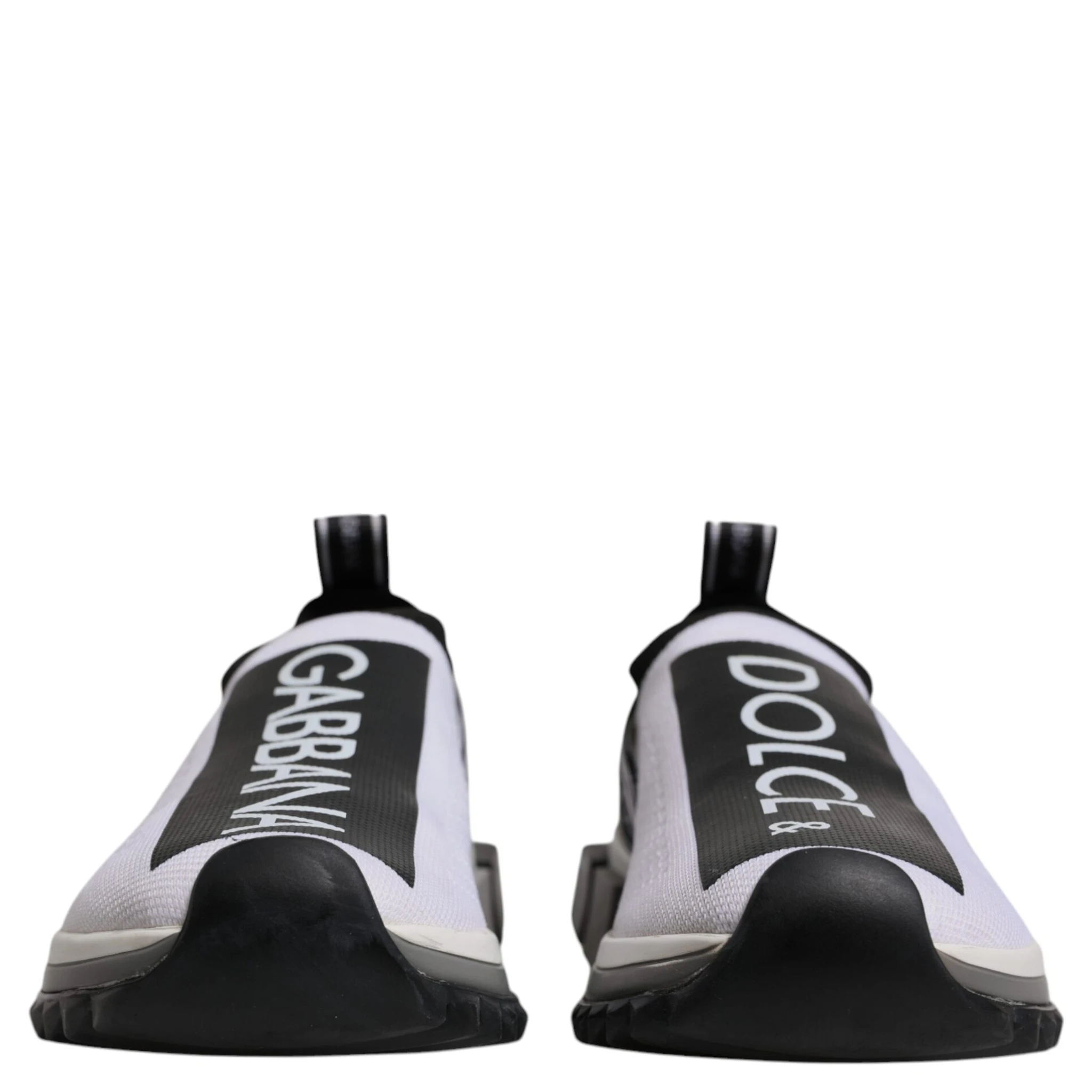 White Black Slip On Sorrento Sneakers Shoes