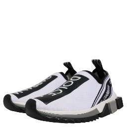 White Black Slip On Sorrento Sneakers Shoes