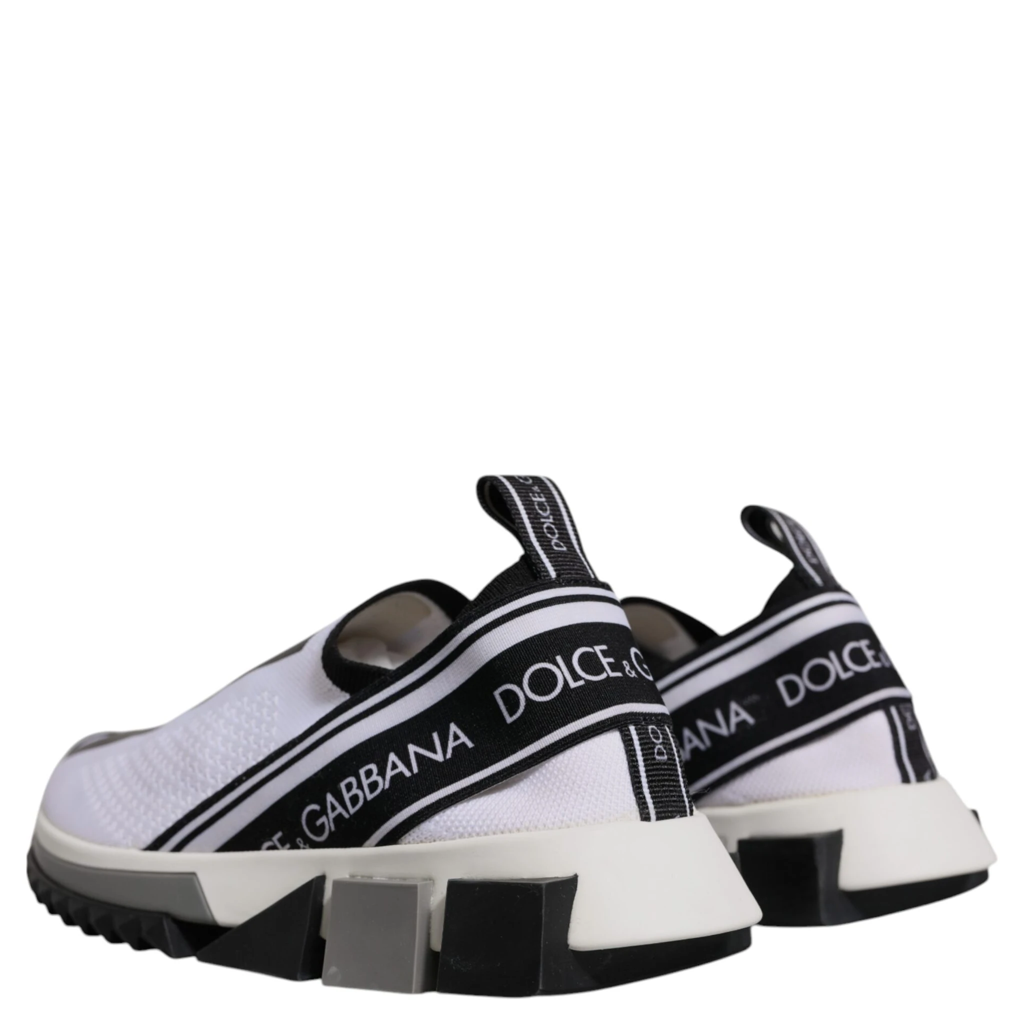 White Black Slip On Sorrento Sneakers Shoes