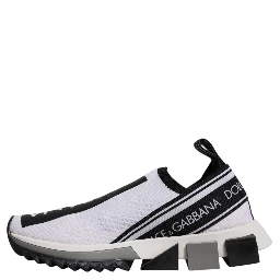 White Black Slip On Sorrento Sneakers Shoes