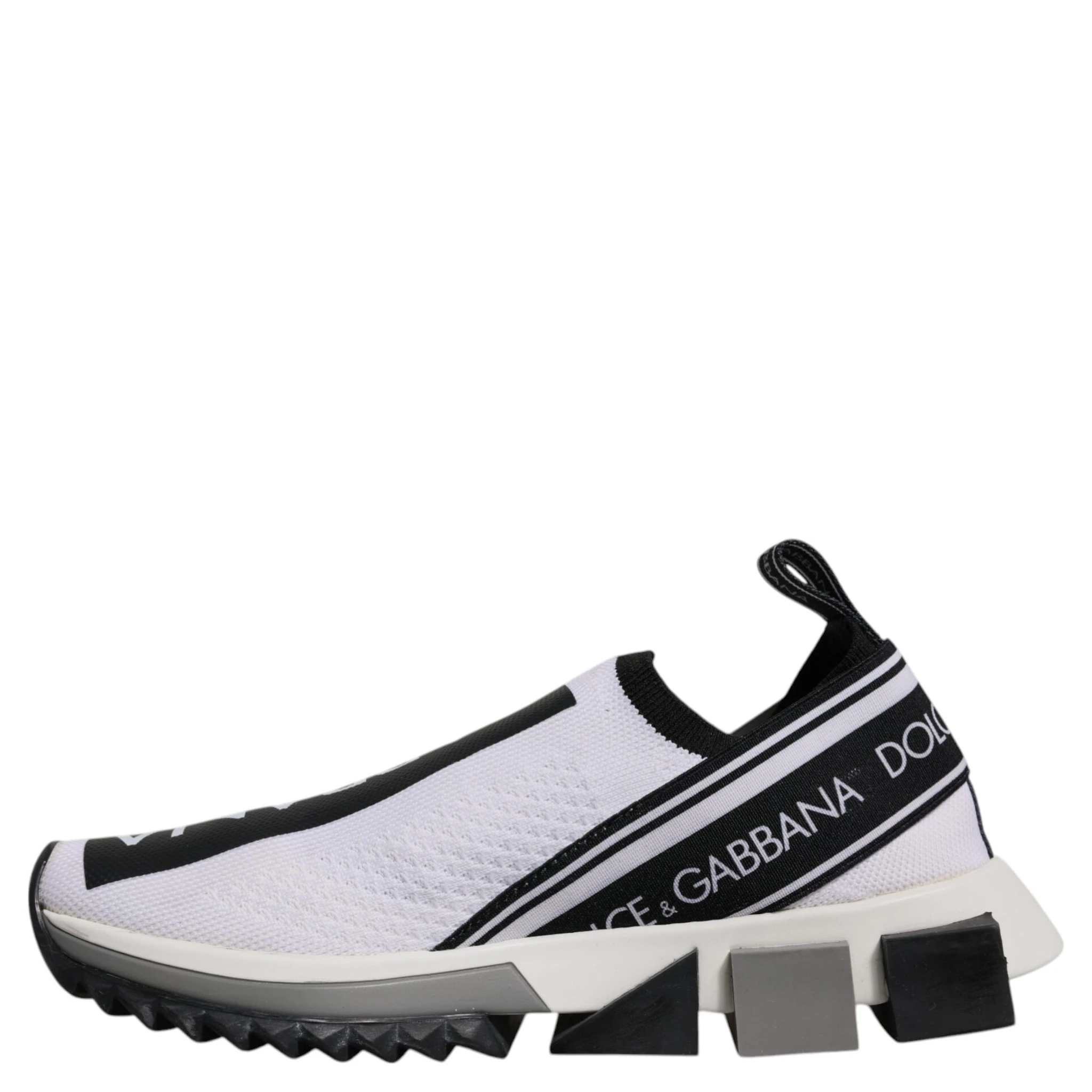 White Black Slip On Sorrento Sneakers Shoes