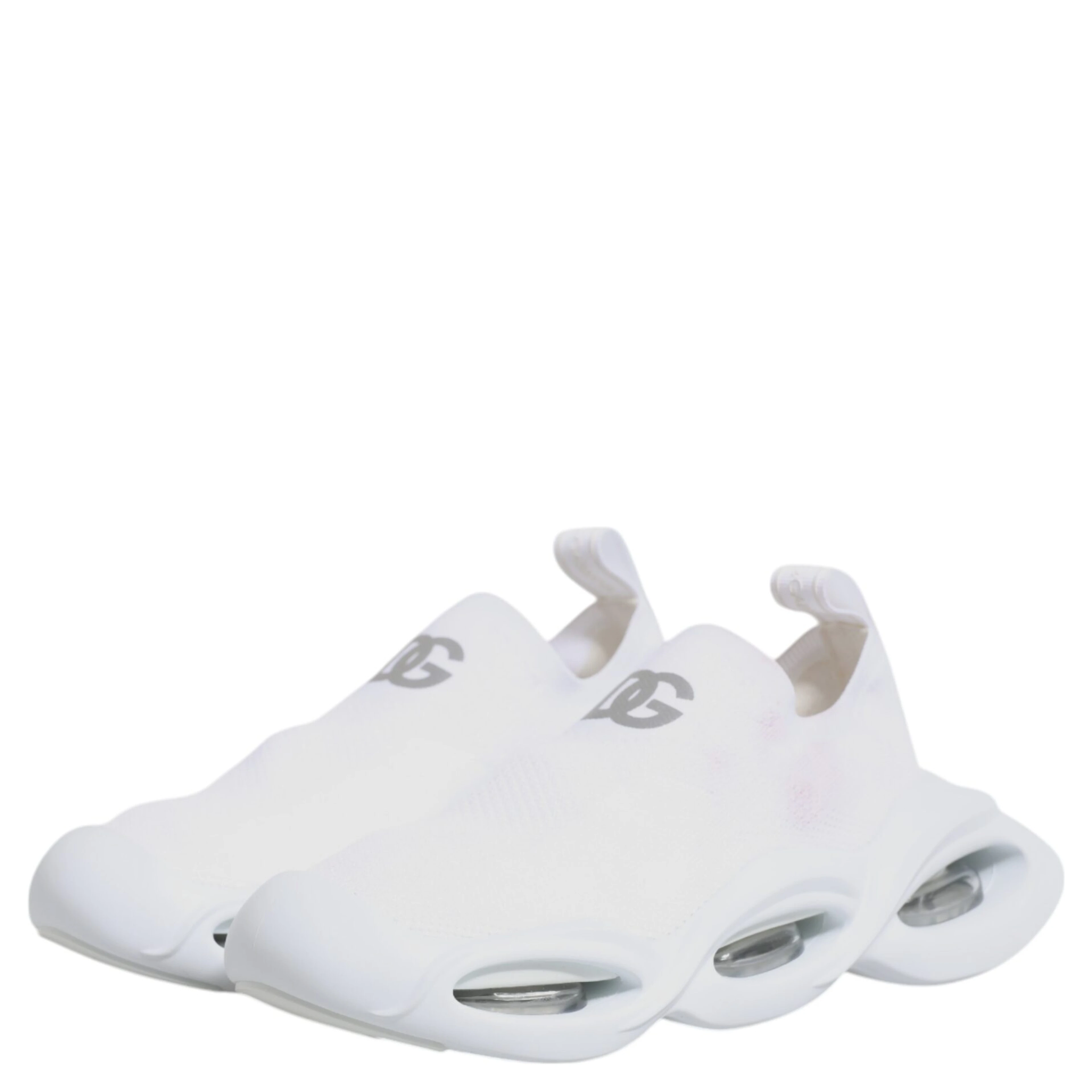 White Slip On Wave Low Top Sneakers Shoes