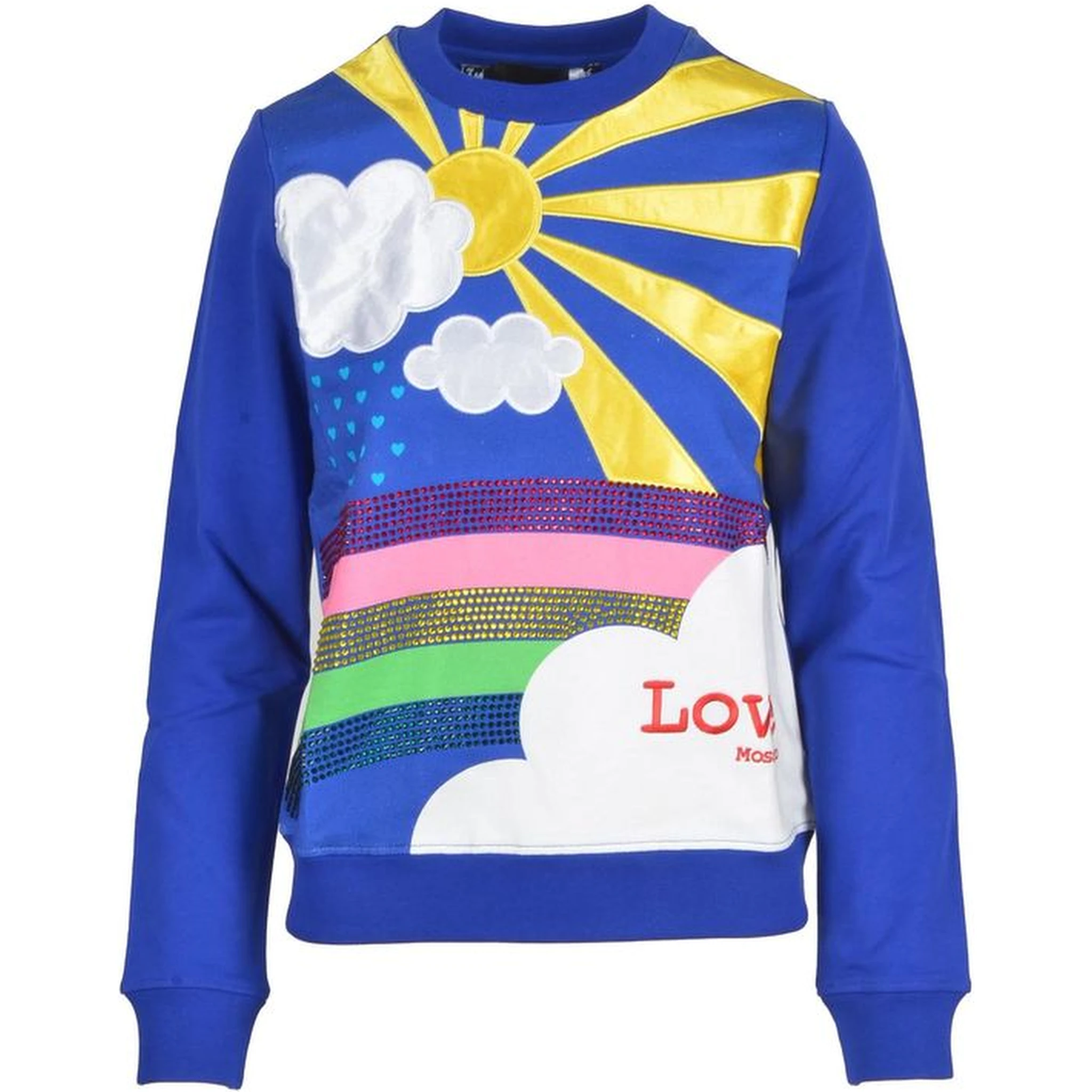 Blue Cotton Sweatshirt