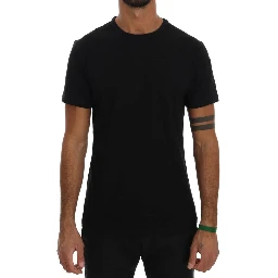 Black Cotton T-Shirt