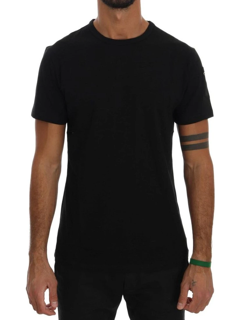 Black Cotton T-Shirt