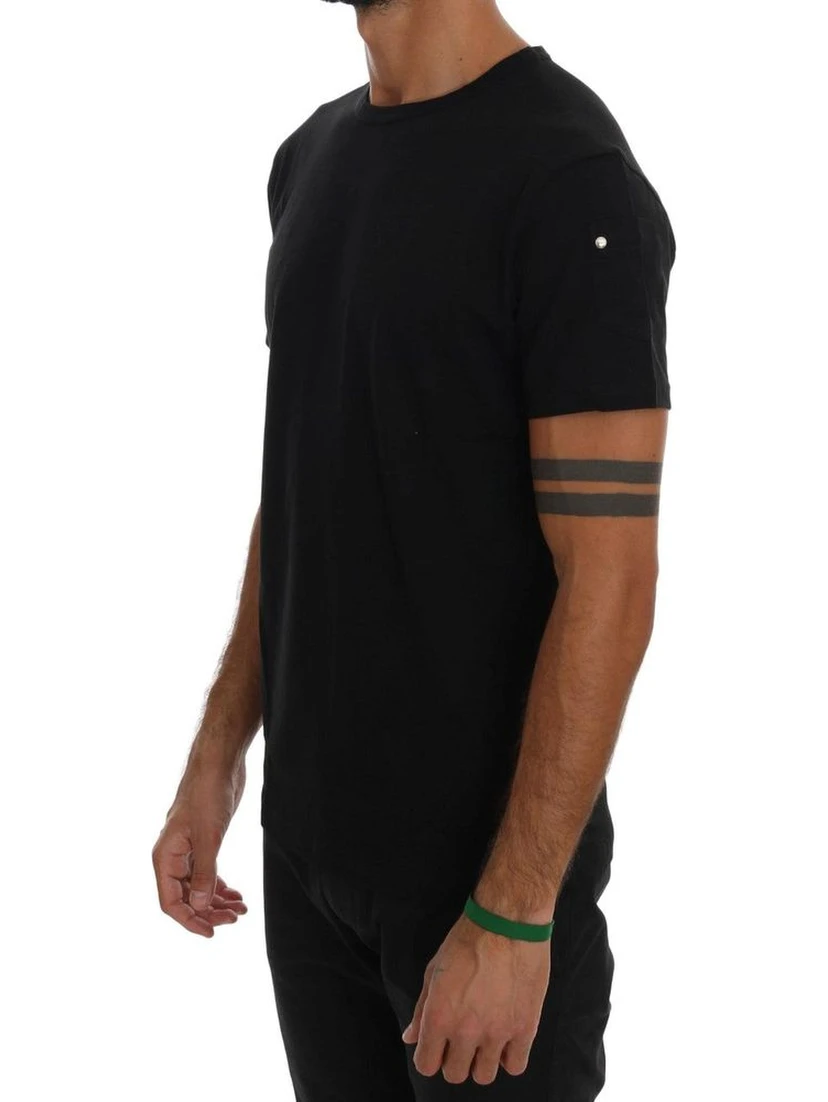 Black Cotton T-Shirt