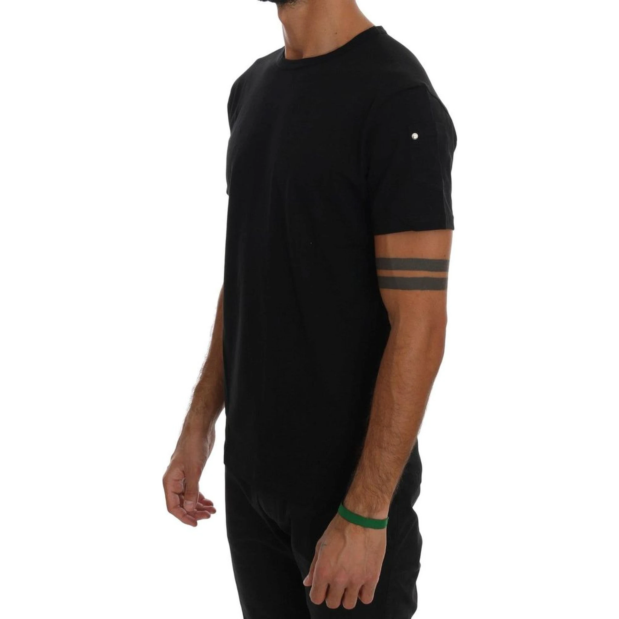 Black Cotton T-Shirt
