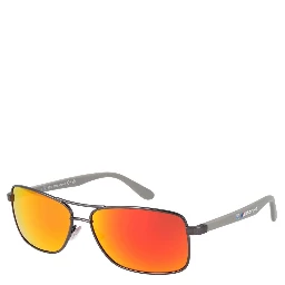 Gray Metal Sunglasses
