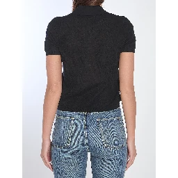 Polo shirt with embroidered logo